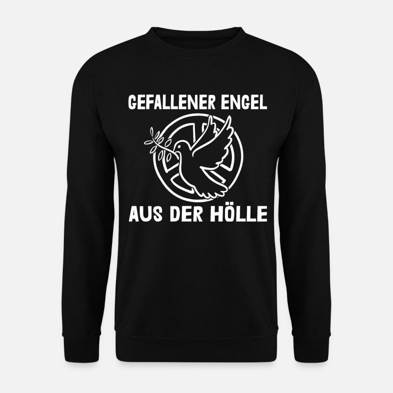 Gefallener Engelaus der Hölle - Unisex Pullover - Schwarz