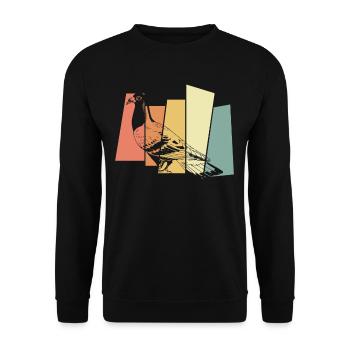 Dove - Unisex Sweatshirt - black - Front - Alina (178cm) & Michal (187cm)