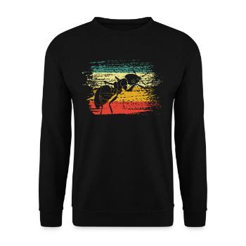 Ameise - Unisex Pullover - Schwarz - Vorne - Alina (178cm) & Michal (187cm)