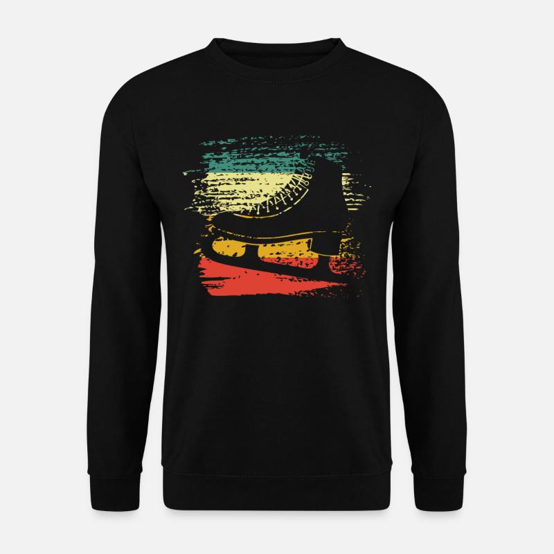 Schlittschuh - Unisex Pullover - Schwarz