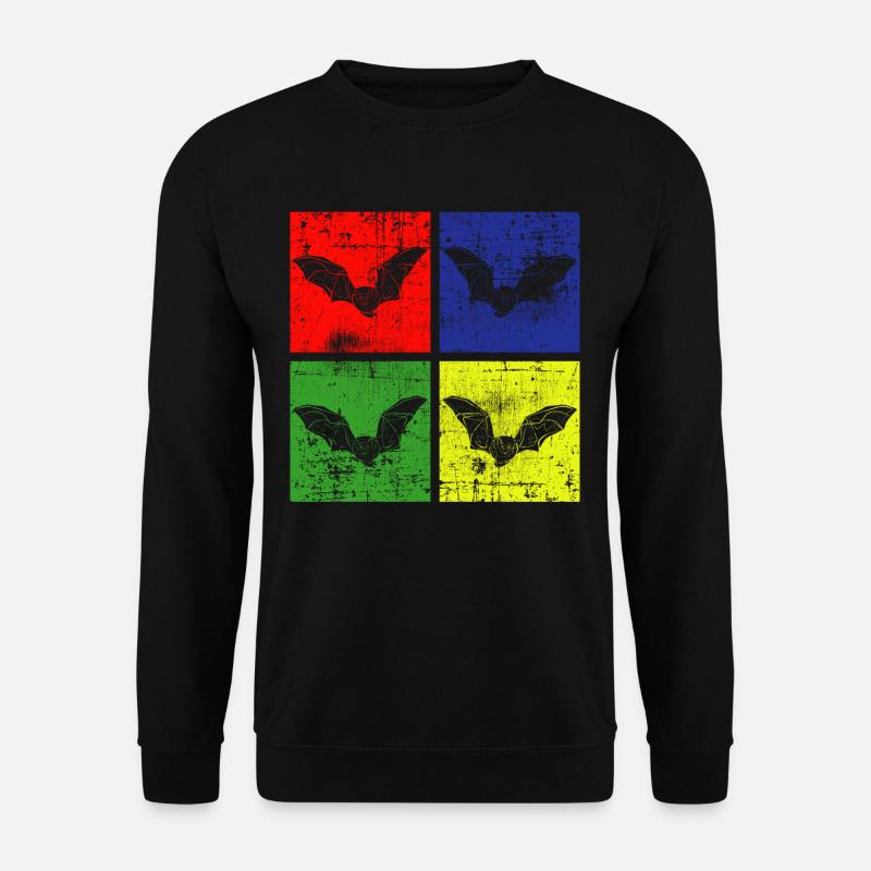 Fledermäuse Fledermaus - Unisex Pullover - Schwarz