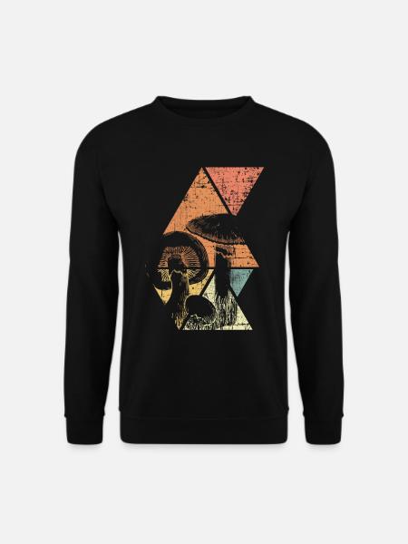 Champignons Shrooms - Sweat-shirt Unisexe - noir