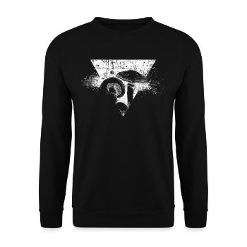 Champignon - Sweat-shirt Unisexe - noir - Devant - Alina (178cm) & Michal (187cm)