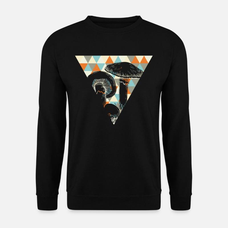 Pilze - Unisex Pullover - Schwarz
