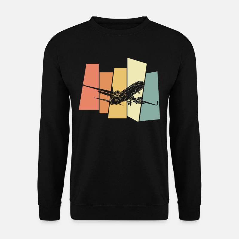 Pilot Aircraft - Unisex Sweatshirt - black