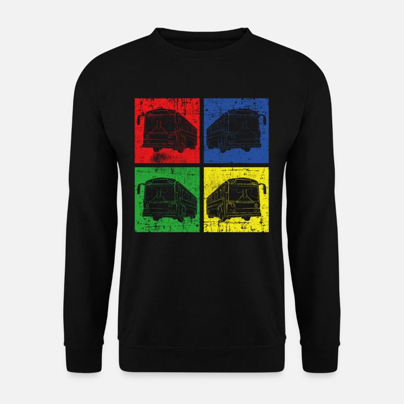 Linienbus Bus - Unisex Pullover - Schwarz