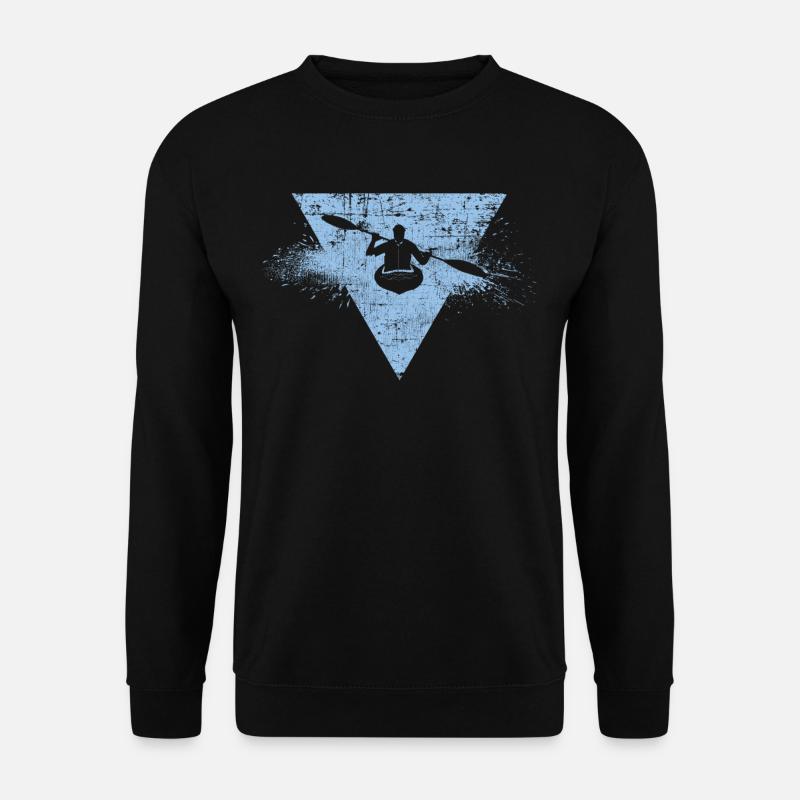 Kajak - Unisex Pullover - Schwarz