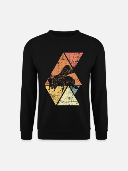 Abeille nature - Sweat-shirt Unisexe - noir