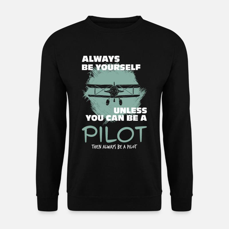 Pilot - Unisex Pullover - Schwarz
