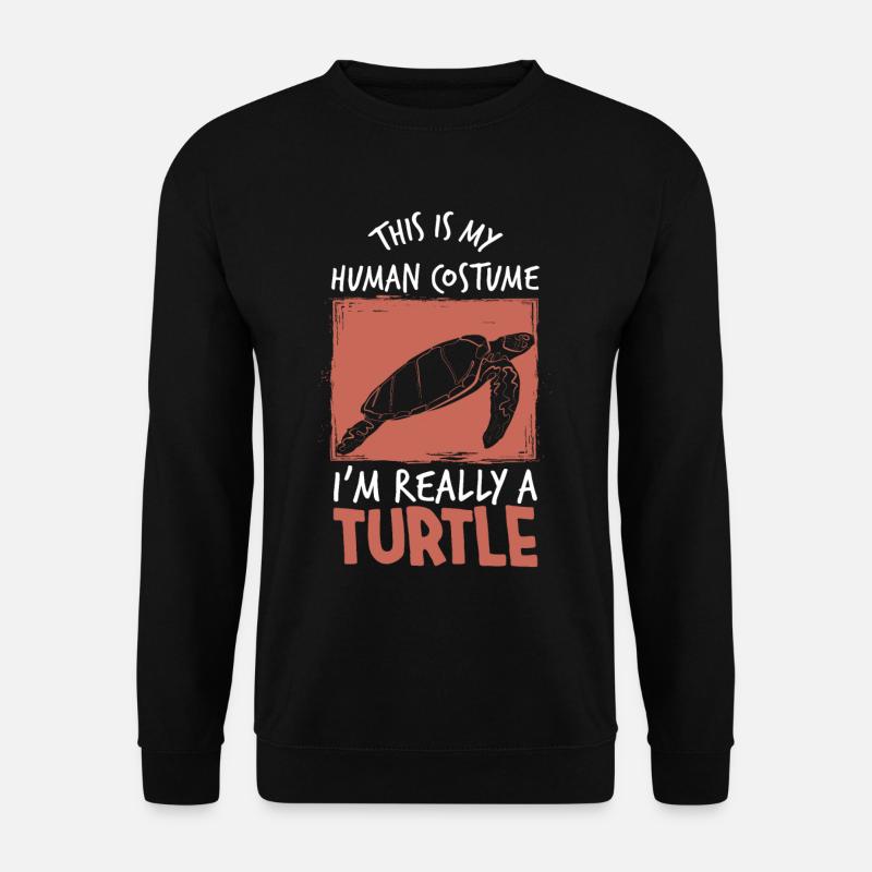 Schildkröte - Unisex Pullover - Schwarz