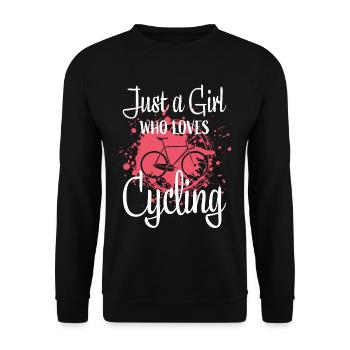 Vélo de course filles - Sweat-shirt Unisexe - noir - Devant - Alina (178cm) & Michal (187cm)