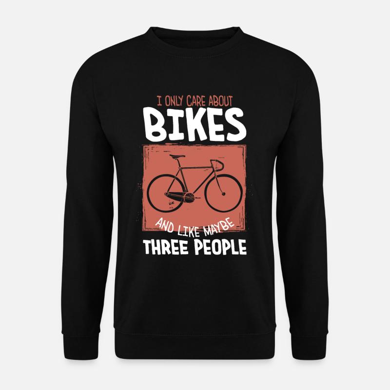 Vélo de course - Sweat-shirt Unisexe - noir
