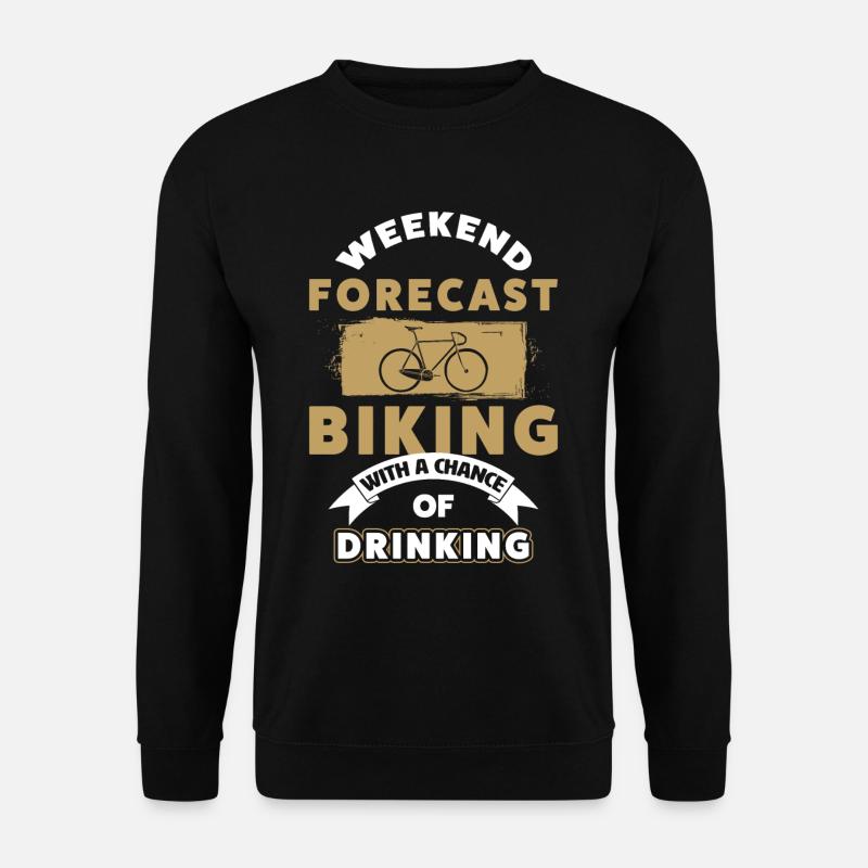 Vélo de course - Sweat-shirt Unisexe - noir
