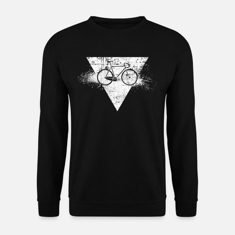 Vélo de course - Sweat-shirt Unisexe - noir