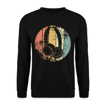 Musik - Unisex Pullover - Schwarz - Vorne - Alina (178cm) & Michal (187cm)