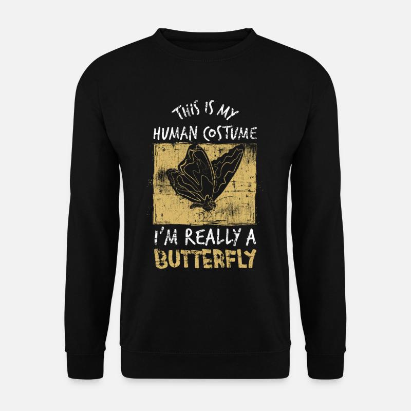Butterfly - Unisex Sweatshirt - black