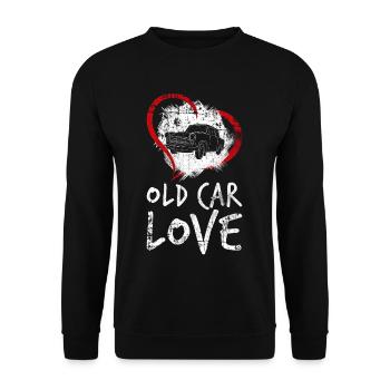 Voiture de collection - Sweat-shirt Unisexe - noir - Devant - Alina (178cm) & Michal (187cm)