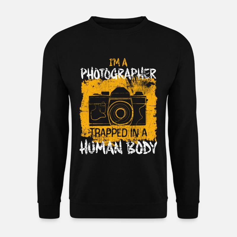 Kamera Fotograf - Unisex Pullover - Schwarz
