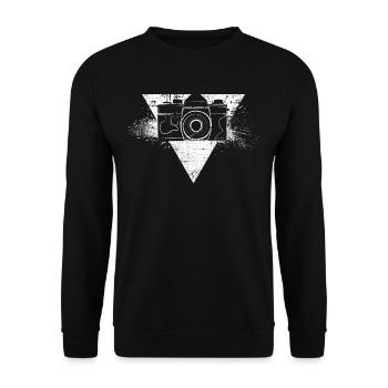 Photographer - Unisex Sweatshirt - black - Front - Alina (178cm) & Michal (187cm)
