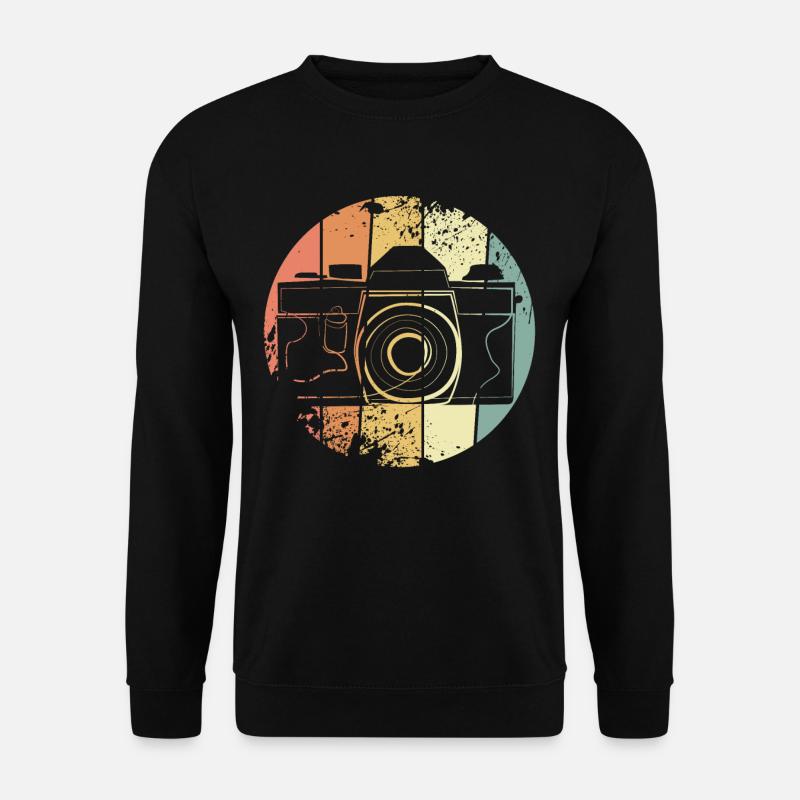 Camera retro - Unisex Sweatshirt - black