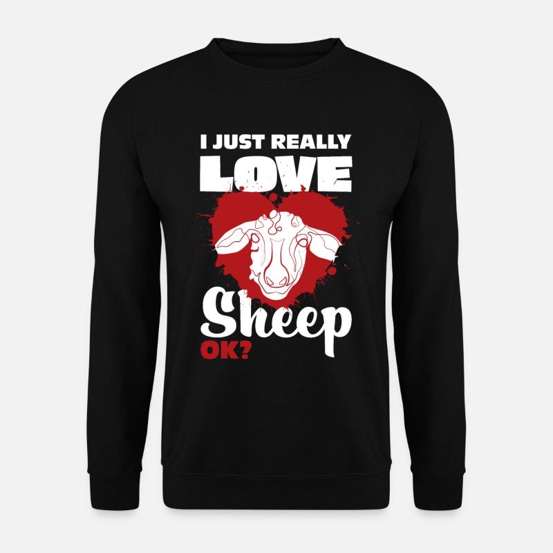 Sheep Farmer - Unisex Sweatshirt - black