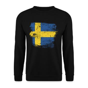 Suède - Sweat-shirt Unisexe - noir - Devant - Alina (178cm) & Michal (187cm)