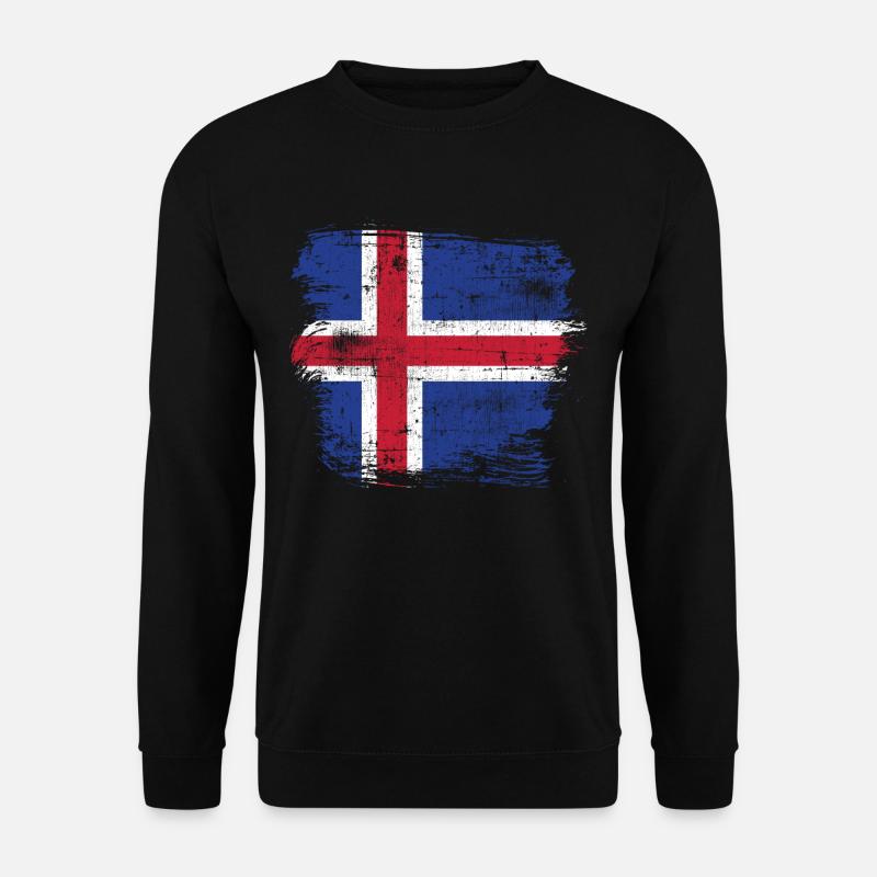 Island - Unisex Pullover - Schwarz