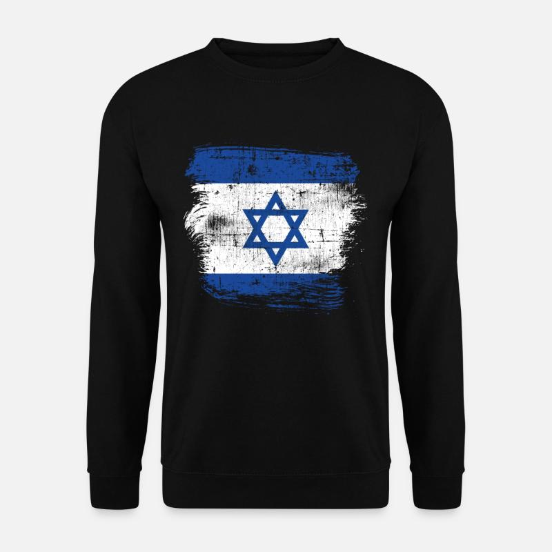 Drapeau d’Israël - Sweat-shirt Unisexe - noir