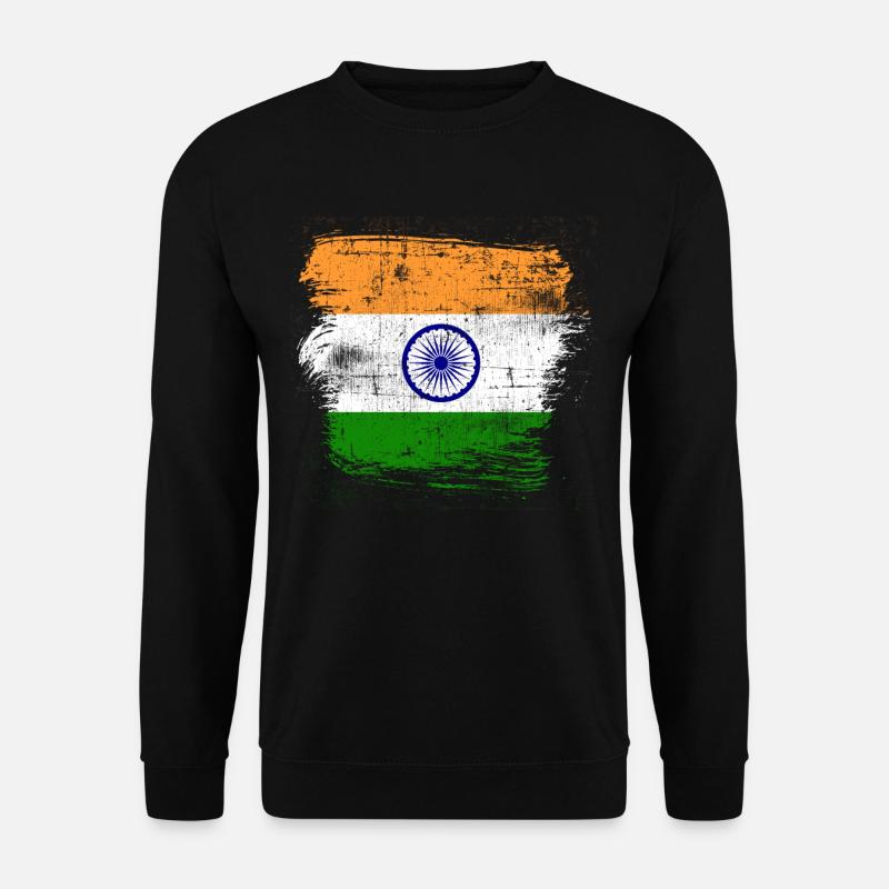 Indien - Unisex Pullover - Schwarz