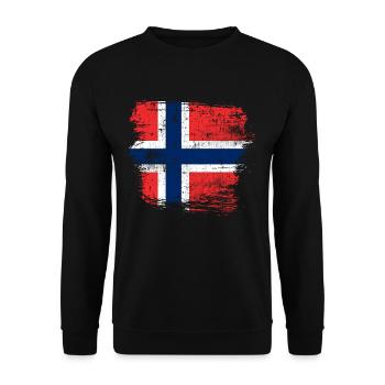 Norvège - Sweat-shirt Unisexe - noir - Devant - Alina (178cm) & Michal (187cm)