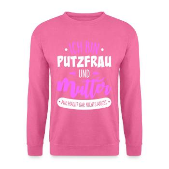 Femme de ménage Mère - Sweat-shirt Unisexe - rose - Devant