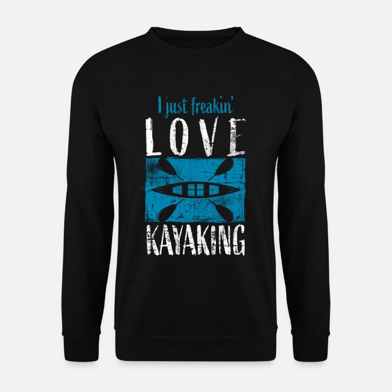 Kajak - Unisex Pullover - Schwarz