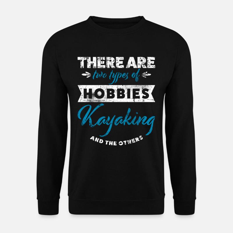 Kajak - Unisex Pullover - Schwarz