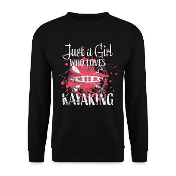 Kayak filles - Sweat-shirt Unisexe - noir - Devant - Alina (178cm) & Michal (187cm)