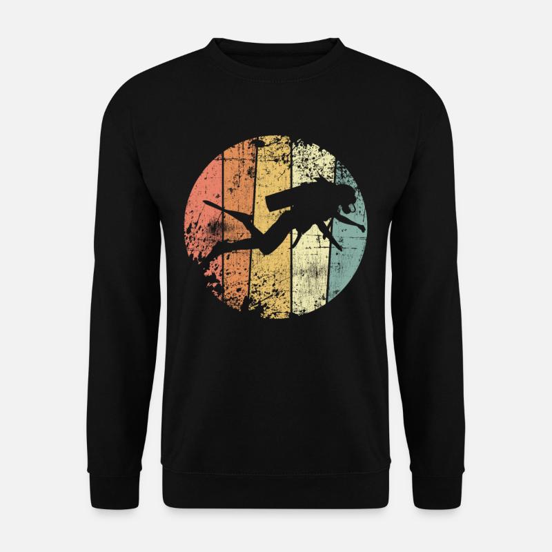 Taucher - Unisex Pullover - Schwarz
