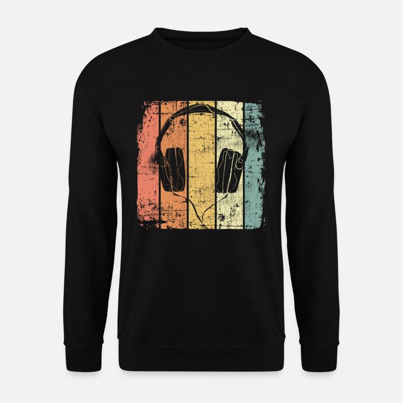 Musik retro - Unisex Pullover - Schwarz