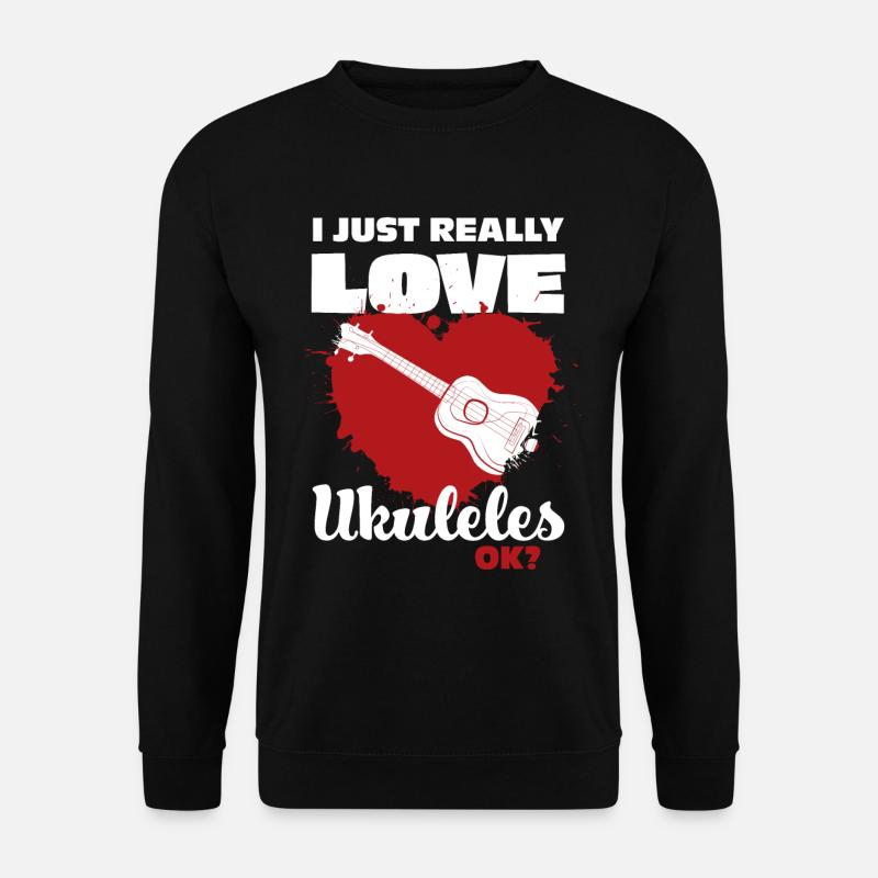 Ukulele - Unisex Sweatshirt - black