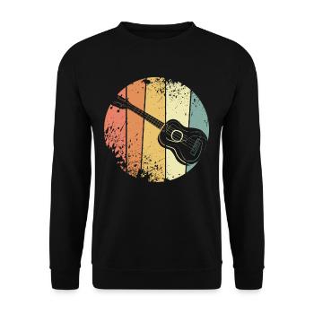 Ukulele - Sweat-shirt Unisexe - noir - Devant - Alina (178cm) & Michal (187cm)