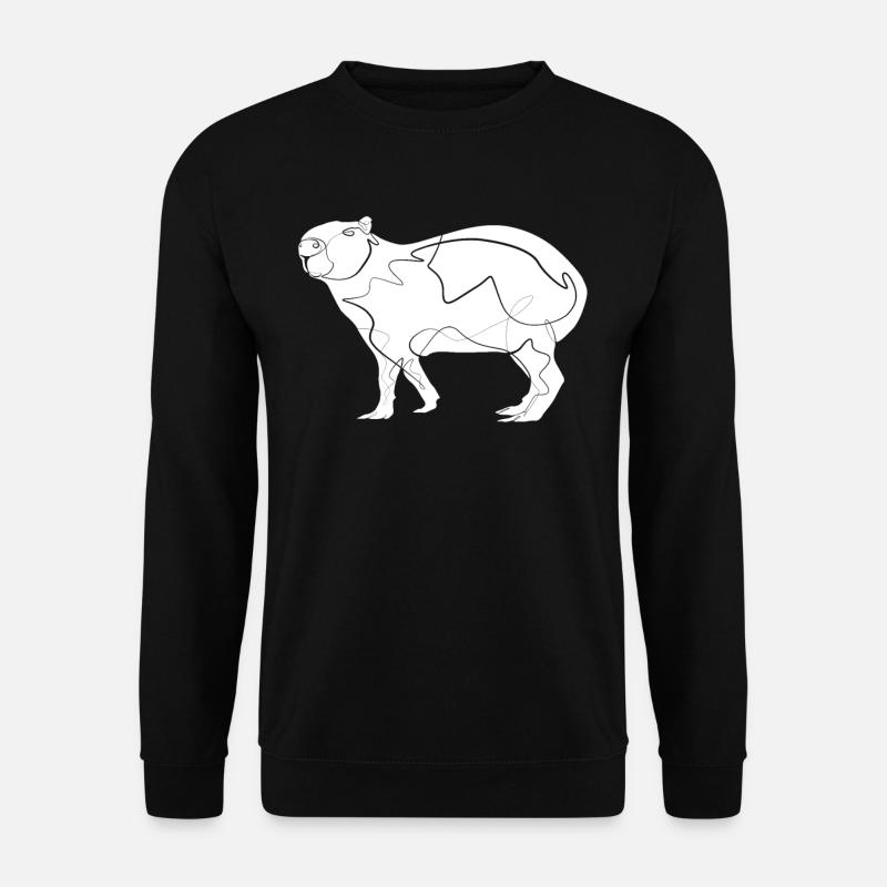 Capybara - Sweat-shirt Unisexe - noir