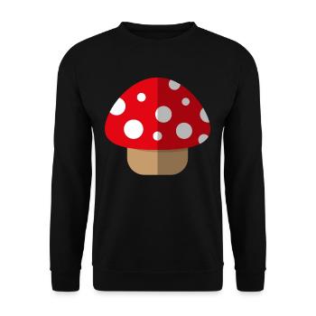 Champignon à mouches - Sweat-shirt Unisexe - noir - Devant - Alina (178cm) & Michal (187cm)