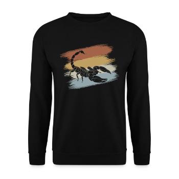 Scorpion - Sweat-shirt Unisexe - noir - Devant - Alina (178cm) & Michal (187cm)