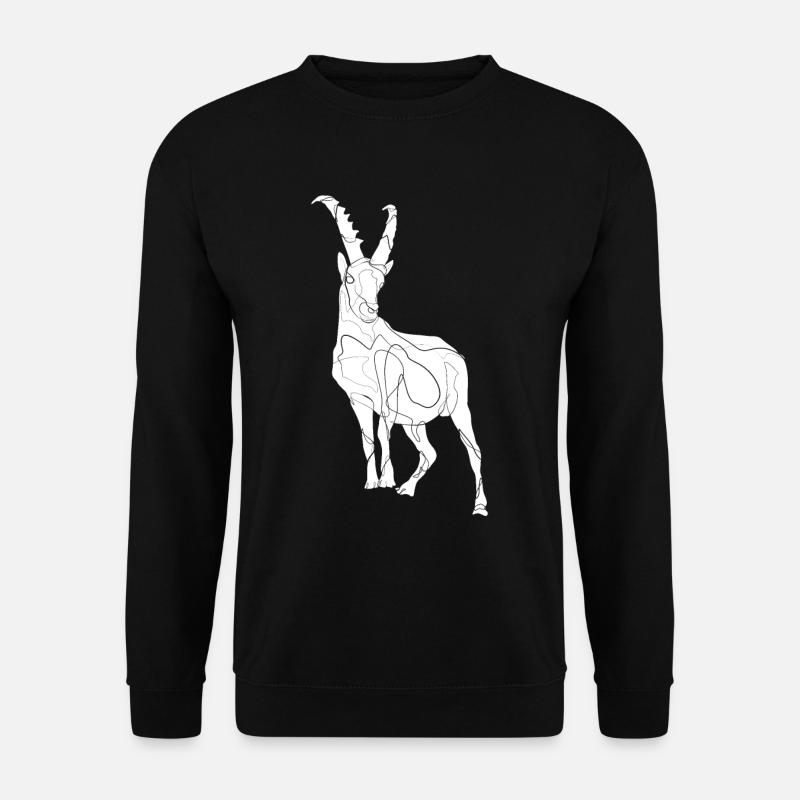 Ziege - Unisex Pullover - Schwarz
