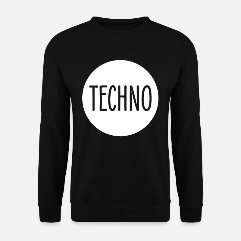 Techno - Unisex Sweatshirt - black