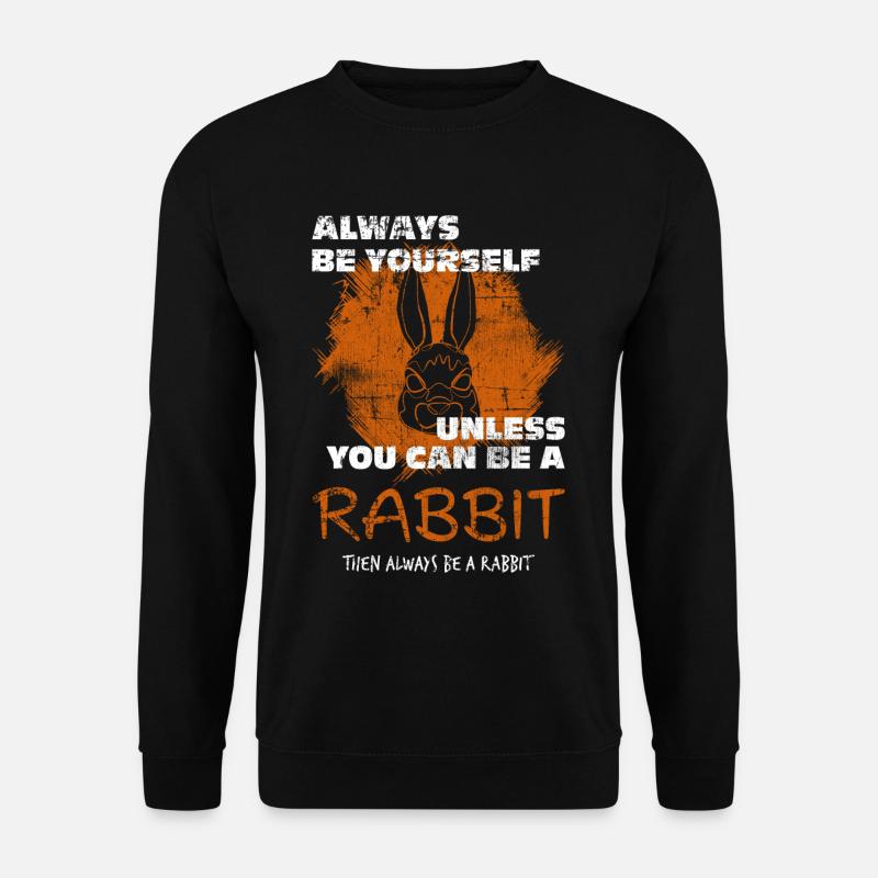 Kaninchen Häschen - Unisex Pullover - Schwarz