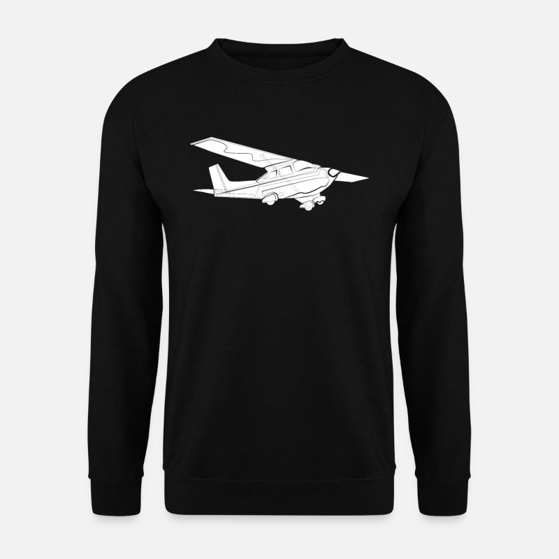 Flugsport Flugzeug - Unisex Pullover - Schwarz