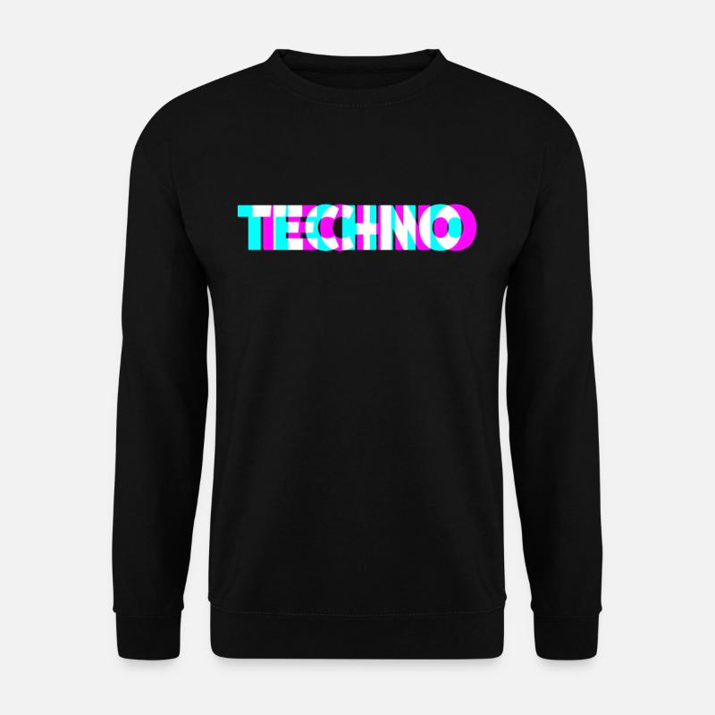 Techno - Unisex Sweatshirt - black