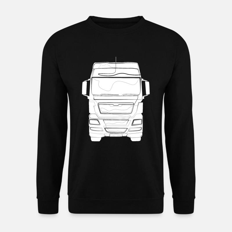 Trucker LKW - Unisex Pullover - Schwarz