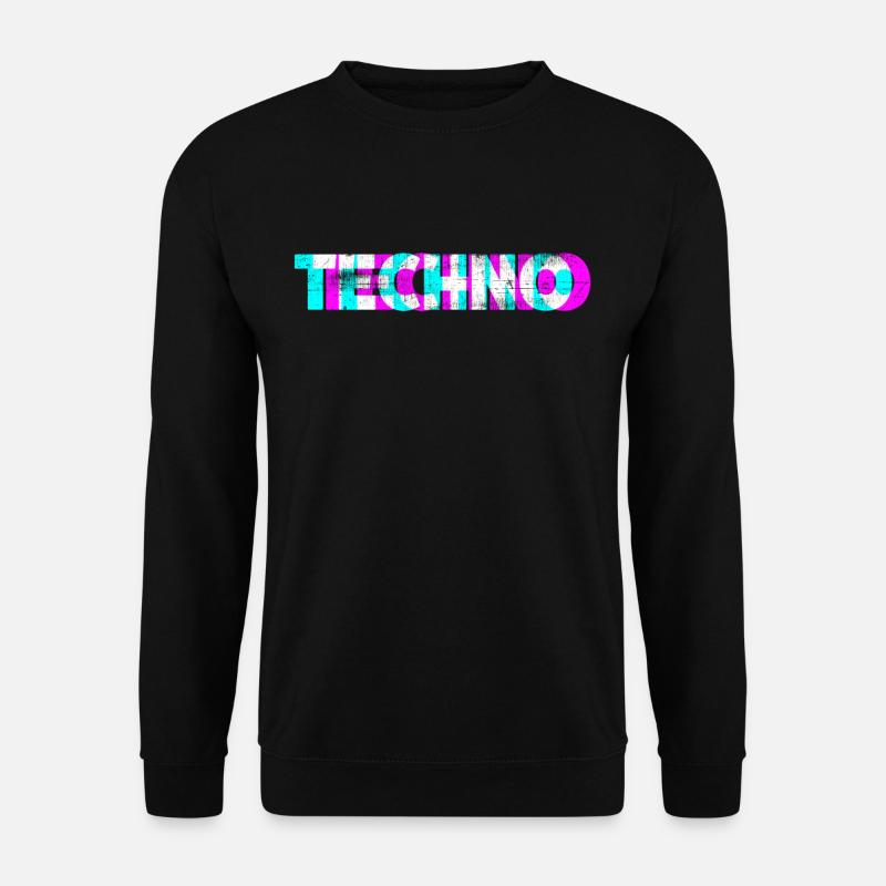 Techno - Sweat-shirt Unisexe - noir