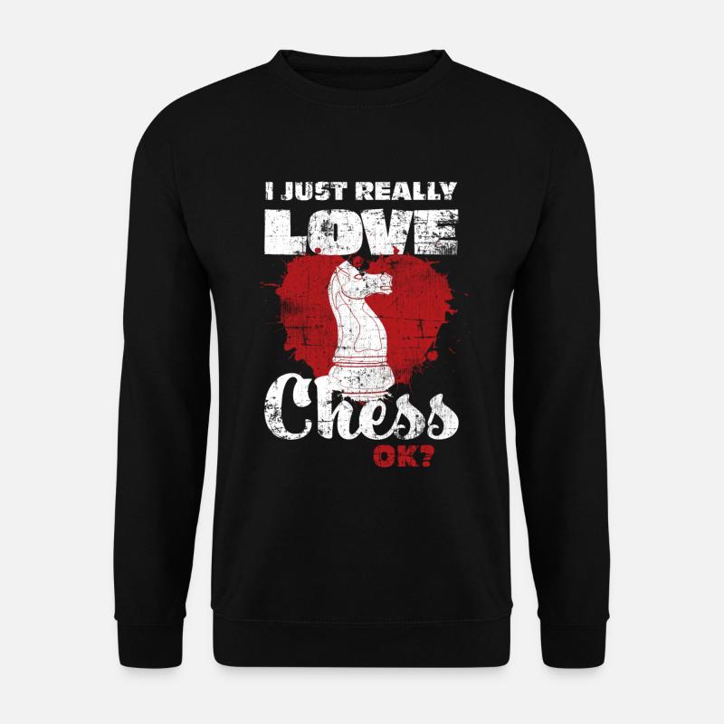 Schach - Unisex Pullover - Schwarz