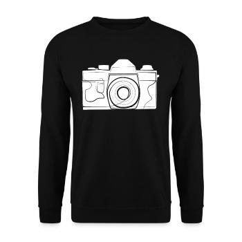 Appareil photo - Sweat-shirt Unisexe - noir - Devant - Alina (178cm) & Michal (187cm)